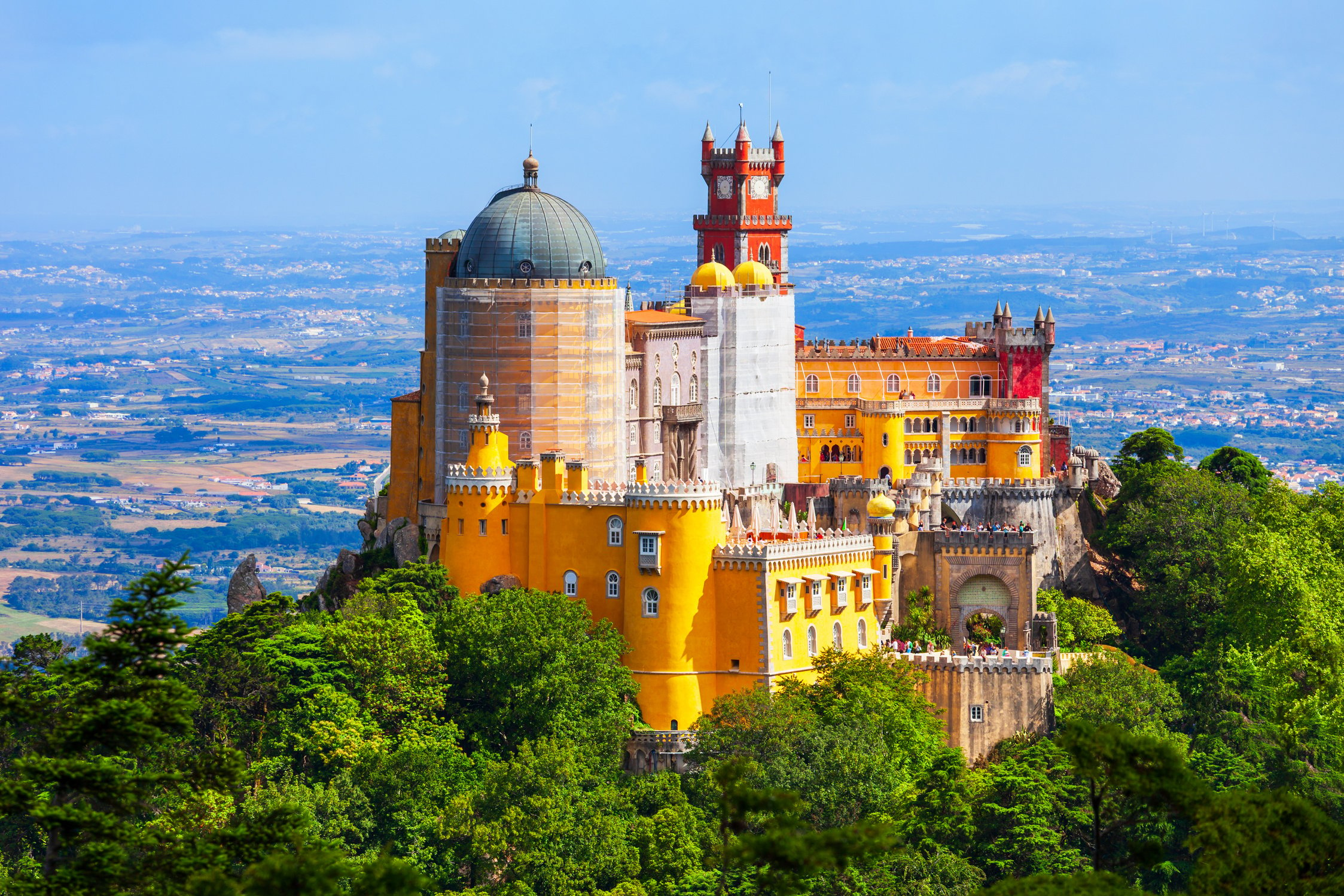 Pena Palace in Sintra Town, Portugal